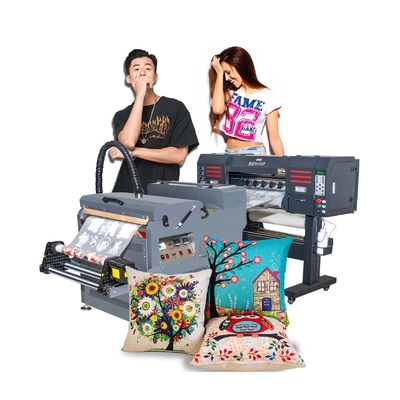Machine d'impression de film PET avec imprimante DTF multicolore de 70 cm et vibration automatique