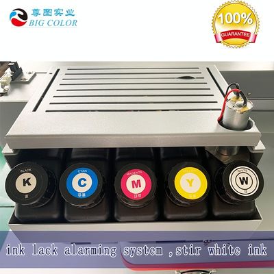 Imprimante à plat UV automatique à encre blanche CMYK pour étui téléphonique, couverture mobile bouteille de vin et Mu