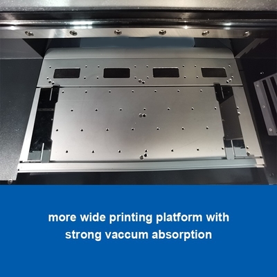 Imprimante d'autocollants UV à haute productivité avec 3 têtes d'impression TX800 et rouleau UV de 30 cm