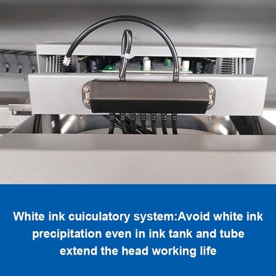 Imprimante d'autocollants UV à haute productivité avec 3 têtes d'impression TX800 et rouleau UV de 30 cm