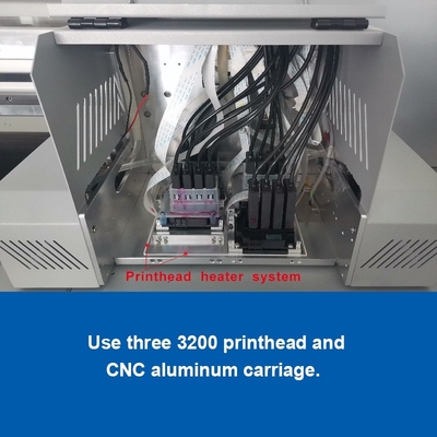 220V Voltage i3200 Têtes Imprimante à courroie à rouleau et machine d'impression hybride UV à plat