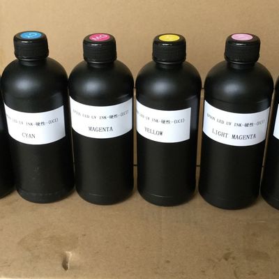 Durée de conservation 6 mois CMYK W vernis encre UV pour tx800 Solution d'impression abordable